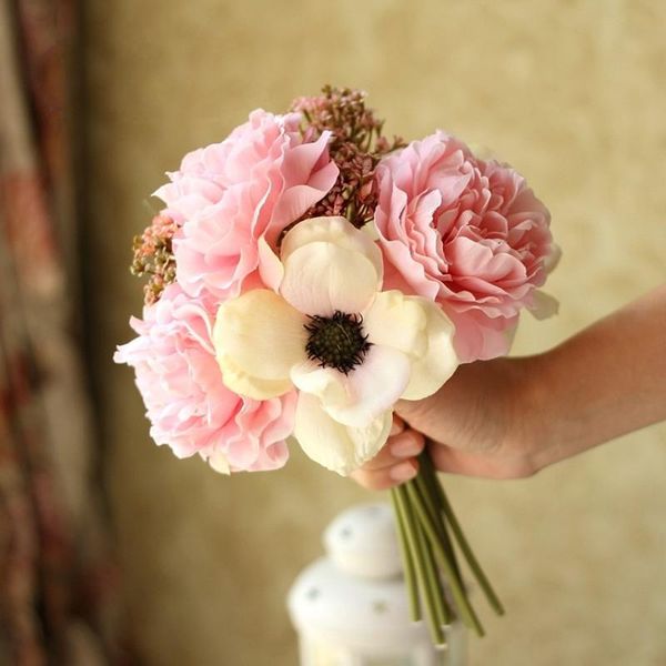 decorative flowers & wreaths 1 bouquet bride holding artificial for the wedding decoration 26cm 150531
decorative flowers & wreaths 1 bouquet bride holding artificial for the wedding decoration 26cm 150531