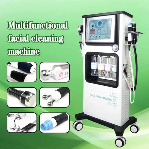 7 in 1 multifunction alice super bubble jet peel oxygen spray facial therapy machine for skin care#001, Black;white
7 in 1 multifunction alice super bubble jet peel oxygen spray facial therapy machine for skin care#001, Black;white