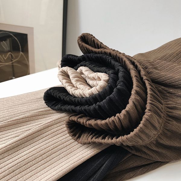 2021 new summer casual pure color stretch high waist straight chic women wide leg pants female trousers e9f3, Black;white
2021 new summer casual pure color stretch high waist straight chic women wide leg pants female trousers e9f3, Black;white