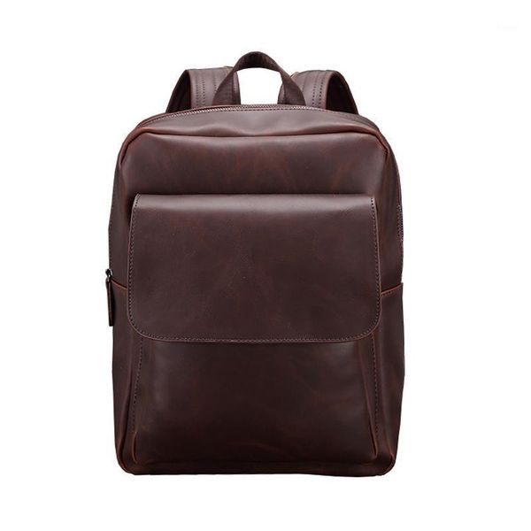 mens backpack pu leather men classical school bag middle size 14 inch lapbackpacks male mochilas casual travel bag1
mens backpack pu leather men classical school bag middle size 14 inch lapbackpacks male mochilas casual travel bag1