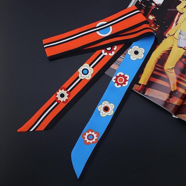 120*5cm new flower tie bag small ribbon female fashion lady all-match silk scarf headscarf hair band1, Blue;gray
120*5cm new flower tie bag small ribbon female fashion lady all-match silk scarf headscarf hair band1, Blue;gray