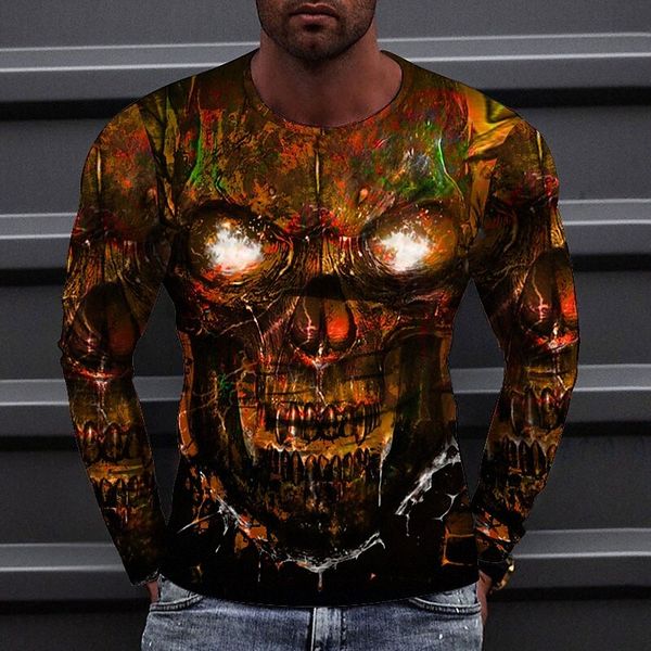 men's tee t shirt 3d print graphic skull round neck casual daily 3d print long sleeve casual fashion designer comfortable green blue o, White;black
men's tee t shirt 3d print graphic skull round neck casual daily 3d print long sleeve casual fashion designer comfortable green blue o, White;black