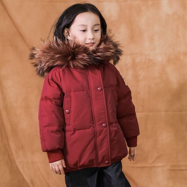 winter warm down jacket for children 90% duck down coat girls boys large raccoon fur collar hooded parka jacket casual outerwear lj201203, Blue;gray
winter warm down jacket for children 90% duck down coat girls boys large raccoon fur collar hooded parka jacket casual outerwear lj201203, Blue;gray