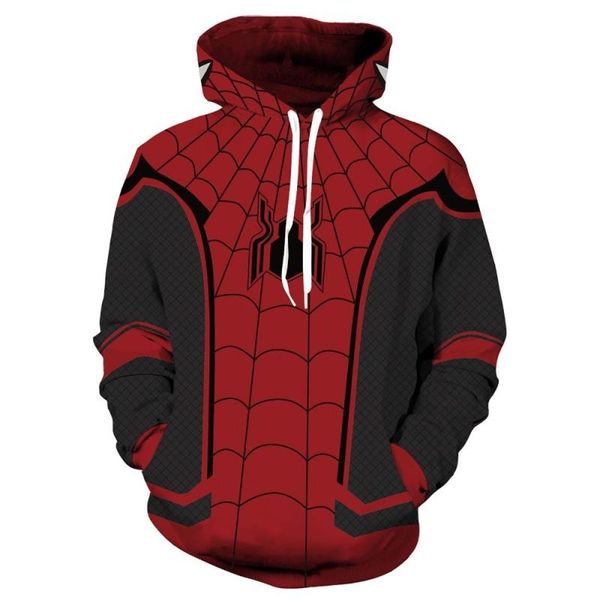 3d cosplay superhero costume the iron hoodies hooded spider man sweatshirts printed men casual ktevd, Black;white
3d cosplay superhero costume the iron hoodies hooded spider man sweatshirts printed men casual ktevd, Black;white