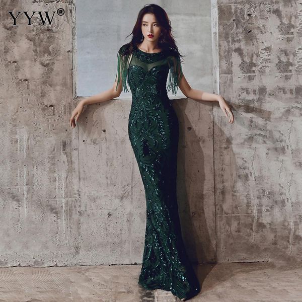 elegant mermaid evening dress for women floral tassels sequined party gown fashion 2020 mesh robe woman luxury formal dress lj201123, White;black
elegant mermaid evening dress for women floral tassels sequined party gown fashion 2020 mesh robe woman luxury formal dress lj201123, White;black