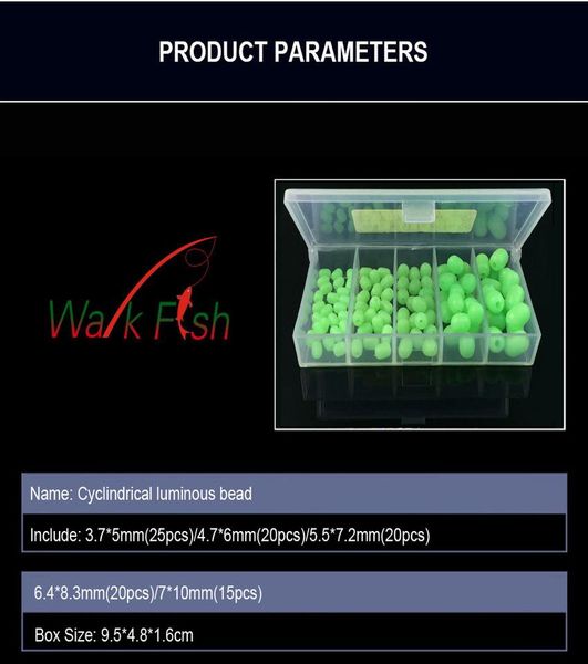 100pcs/set luminous beads fishing space beans round float balls ser light balls sea fishing tackle lure accessories sqcdzy pingtoy
100pcs/set luminous beads fishing space beans round float balls ser light balls sea fishing tackle lure accessories sqcdzy pingtoy