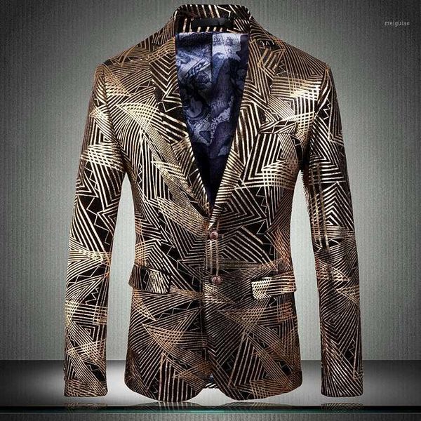tide male dj club gold floral pattern blazer plus size 4xl fashion casual singer party costume slim fit suit jacket men1, White;black
tide male dj club gold floral pattern blazer plus size 4xl fashion casual singer party costume slim fit suit jacket men1, White;black