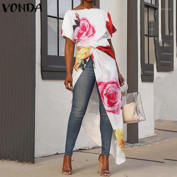 irregular shirts women'tunic short sleeve floral printed long 2020 vonda plus size blouse summer bohemian party blusas1, White
irregular shirts women'tunic short sleeve floral printed long 2020 vonda plus size blouse summer bohemian party blusas1, White