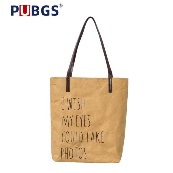 pubgs women shoulder bag retro 2020 environmentally friendly waterproof kraft paper bag large-capacity daily commuter handbag
pubgs women shoulder bag retro 2020 environmentally friendly waterproof kraft paper bag large-capacity daily commuter handbag