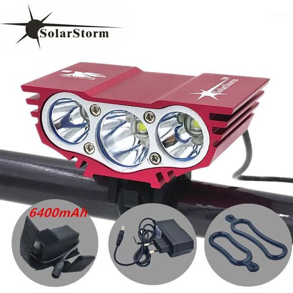 solarstorm x3 xm-l t6 4 modes led 6000lm front bicycle bike light + 8.4v 4x18650 battery pack + charger1
solarstorm x3 xm-l t6 4 modes led 6000lm front bicycle bike light + 8.4v 4x18650 battery pack + charger1