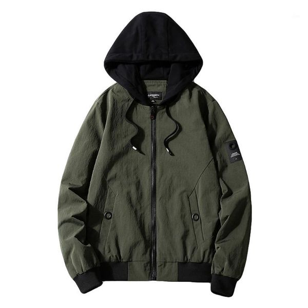 men's spring autumn fashion casual style hooded pure color sports jacket coat long sleeve coat men new1, Black;brown
men's spring autumn fashion casual style hooded pure color sports jacket coat long sleeve coat men new1, Black;brown