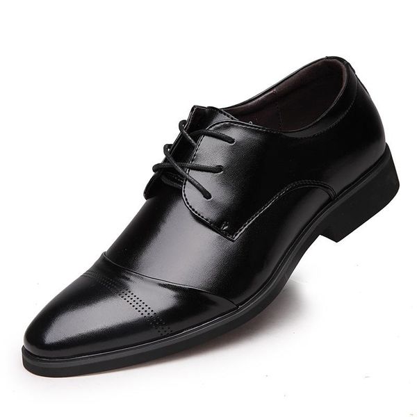 dress shoes mens brogue formal luxury male business genuine leather men lace up weddings party zapatos de hombre, Black
dress shoes mens brogue formal luxury male business genuine leather men lace up weddings party zapatos de hombre, Black