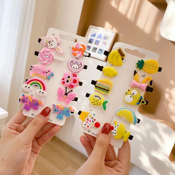 10pcs set childrens hairpins ladies styling head ornaments soft plastic fruit series mixed hair accessories for girls headband, Slivery;white
10pcs set childrens hairpins ladies styling head ornaments soft plastic fruit series mixed hair accessories for girls headband, Slivery;white