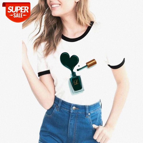 ropa mujer 2019 luxury pink nail polish tshirt women vogue watercolor t shirt femme summer female t-shirt plus size camisa #zd64, White
ropa mujer 2019 luxury pink nail polish tshirt women vogue watercolor t shirt femme summer female t-shirt plus size camisa #zd64, White