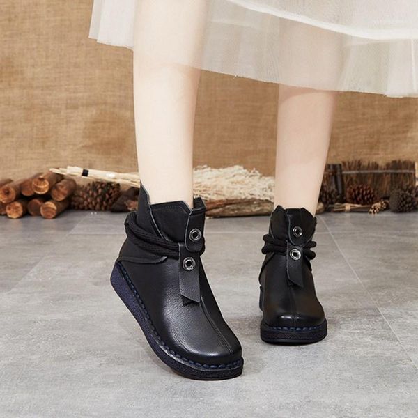 boots women 2019 autumn and winter new fashion wild short boots women leather soft bottom beef tendon flat1, Black
boots women 2019 autumn and winter new fashion wild short boots women leather soft bottom beef tendon flat1, Black