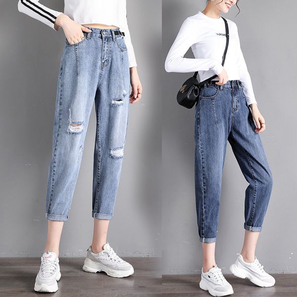 harajuku women jeans loose straight mom pants elastic waist pockets zipper streetwear w31, Black;white
harajuku women jeans loose straight mom pants elastic waist pockets zipper streetwear w31, Black;white