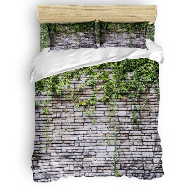 bedding sets brick wall vintage style ivy plant duvet cover set 2/3/4pcs bed sheet pillowcases
bedding sets brick wall vintage style ivy plant duvet cover set 2/3/4pcs bed sheet pillowcases