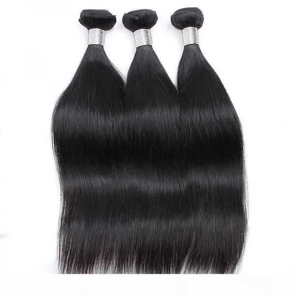 10a brazilian virgin straight human hair weave bundles unprocessed remy human hair extensions wefts can be dyed and bleached, Black
10a brazilian virgin straight human hair weave bundles unprocessed remy human hair extensions wefts can be dyed and bleached, Black