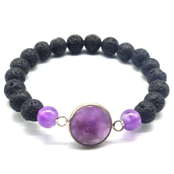 round natural stone bracelets copper envelopment rose purple crystal lapis lapis yoga energy bracelets crater stone, Black
round natural stone bracelets copper envelopment rose purple crystal lapis lapis yoga energy bracelets crater stone, Black