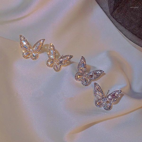 stud korean fashion butterfly earrings for women punk rhinestone style cute girl zircon kpop jewelry 2021 wholesale1, Golden;silver
stud korean fashion butterfly earrings for women punk rhinestone style cute girl zircon kpop jewelry 2021 wholesale1, Golden;silver