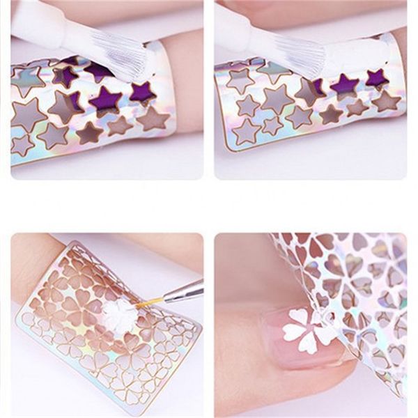 hollow faded color nail sticker lady manicure decoration decals pvc laser film multi function nails stickers nailpolish mold new 2 46px l2
hollow faded color nail sticker lady manicure decoration decals pvc laser film multi function nails stickers nailpolish mold new 2 46px l2