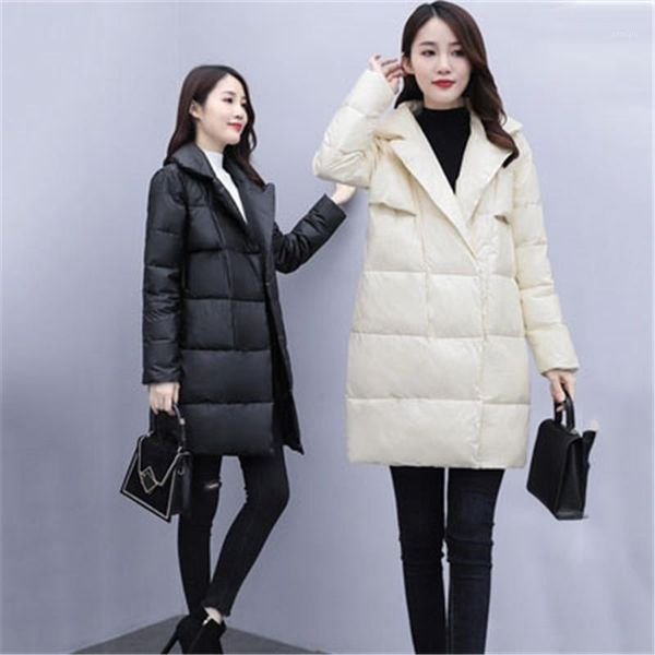 women's mid-length cotton-padded jacket korean loose winter parkas jacket 2021 new cocoon-type down padded jackets b5641, Black
women's mid-length cotton-padded jacket korean loose winter parkas jacket 2021 new cocoon-type down padded jackets b5641, Black