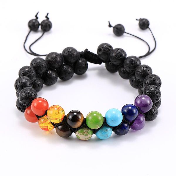 healing double layer 7 chakra bracelet men women yoga reiki 8mm natural tiger eye lava stone beaded wrap bracelet twist band, Golden;silver
healing double layer 7 chakra bracelet men women yoga reiki 8mm natural tiger eye lava stone beaded wrap bracelet twist band, Golden;silver