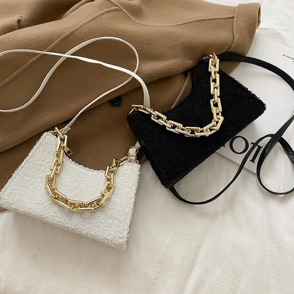 cross body portable plush underarm bag hobo women solid chain street shoulder clutches
cross body portable plush underarm bag hobo women solid chain street shoulder clutches