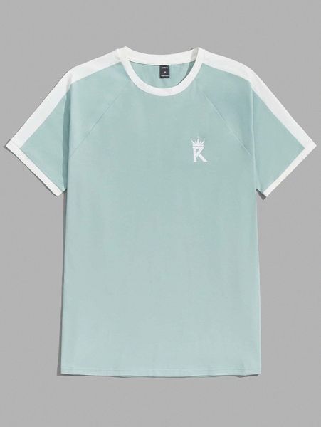 men contrast sideseam letter graphic tee h0te#, White;black
men contrast sideseam letter graphic tee h0te#, White;black