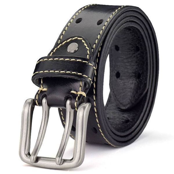 men's leather double prong belt new leather belts for men classic double row hole belt universal hollowed out belt jeans, Black;brown
men's leather double prong belt new leather belts for men classic double row hole belt universal hollowed out belt jeans, Black;brown