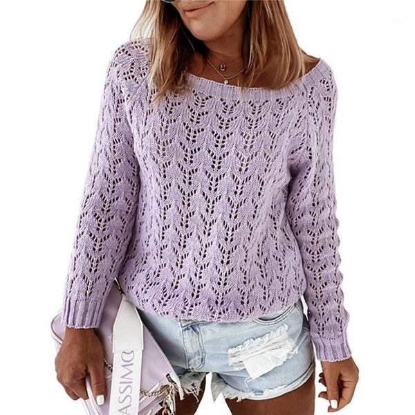 women pullover sweaters hollow casual simple solid color classic round neck spring loose sweaters clothing1, White;black
women pullover sweaters hollow casual simple solid color classic round neck spring loose sweaters clothing1, White;black