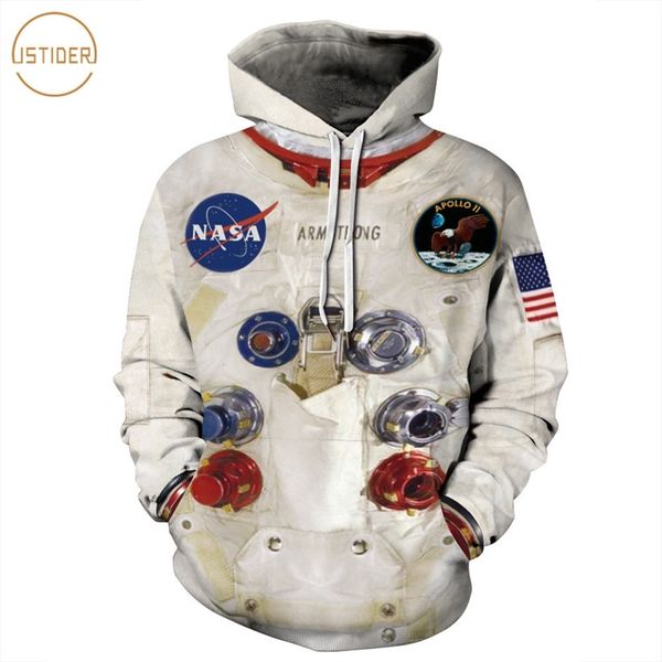 istider 3d armstrong space suite hoodies men/women casual astronaut spacesuit sweatshirts streetwear plus size s-5xl t200603, Black
istider 3d armstrong space suite hoodies men/women casual astronaut spacesuit sweatshirts streetwear plus size s-5xl t200603, Black