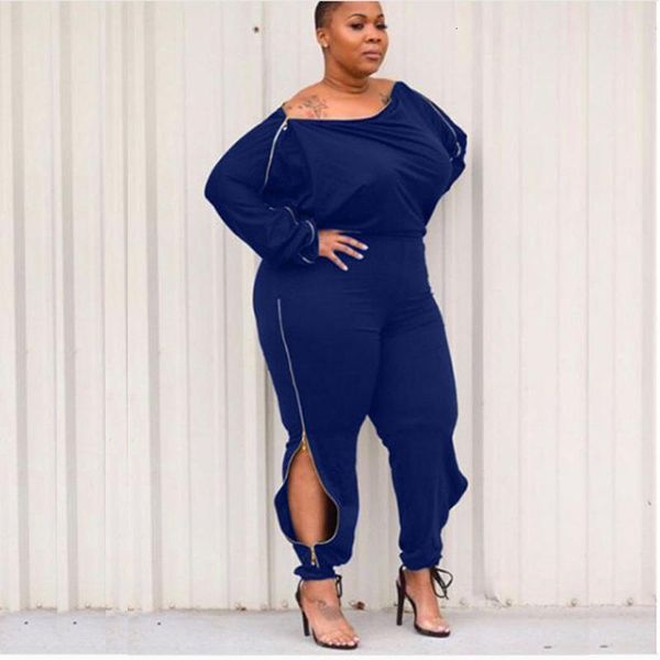 oversize female slash neck jumpsuit long sleeve loose hollow out solid zipper plus size romper long pants loose romper, Black;white
oversize female slash neck jumpsuit long sleeve loose hollow out solid zipper plus size romper long pants loose romper, Black;white