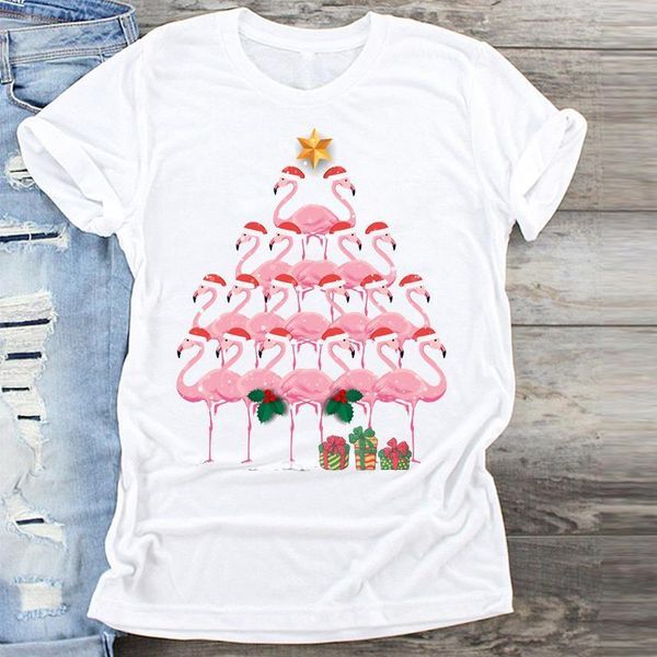 women cartoon flamingo funny cute clothing merry christmas print clothes graphic t shirt ladies female tshirts tee t-shirt, White
women cartoon flamingo funny cute clothing merry christmas print clothes graphic t shirt ladies female tshirts tee t-shirt, White