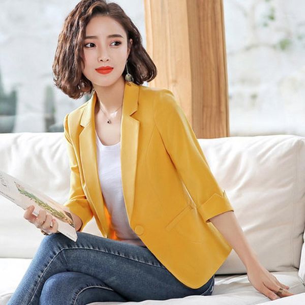 2020 new spring and summer ladies blazer small suit workwear office jacket feminine fashion interview suit1, White;black
2020 new spring and summer ladies blazer small suit workwear office jacket feminine fashion interview suit1, White;black