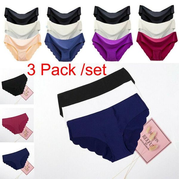 women's panties 3 pcs/set women seamless comfortable ice silk breathable cool fashion lady mid-waist underwear sexy, Black;pink
women's panties 3 pcs/set women seamless comfortable ice silk breathable cool fashion lady mid-waist underwear sexy, Black;pink