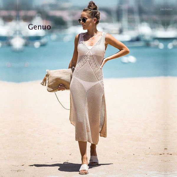 knitted long beach cover up beachwear sarong swim cover up tunics for beach robe plage 2021 bikini swimwear dress1, White;black
knitted long beach cover up beachwear sarong swim cover up tunics for beach robe plage 2021 bikini swimwear dress1, White;black