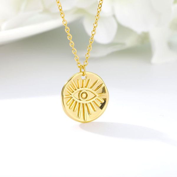 pendant necklaces demon eye flower necklace retro stainless steel gold silver color for women men friend gift jewelry 2021
pendant necklaces demon eye flower necklace retro stainless steel gold silver color for women men friend gift jewelry 2021