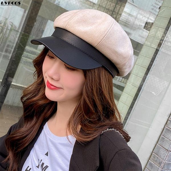 winter warm solid color beret elegant lady versatile octave winter cold hat flat casual bonnet painter's hat summer sun, Blue;gray
winter warm solid color beret elegant lady versatile octave winter cold hat flat casual bonnet painter's hat summer sun, Blue;gray