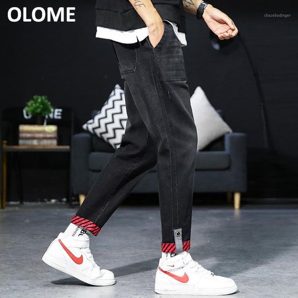 spring and autumn men's jeans korean youth harem pants fashion pants sports casual nine points jeans men's style student1, Blue
spring and autumn men's jeans korean youth harem pants fashion pants sports casual nine points jeans men's style student1, Blue