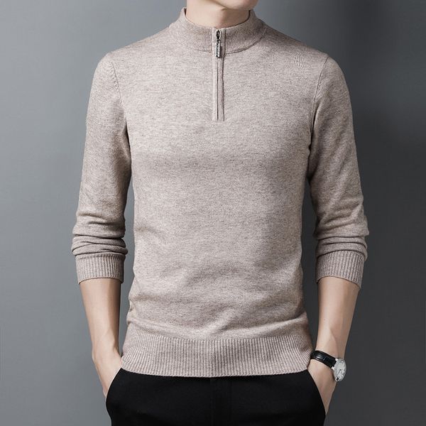 2021 new high-necked pullover men in turtleneck sweater 8dgy, White;black 
2021 new high-necked pullover men in turtleneck sweater 8dgy, White;black