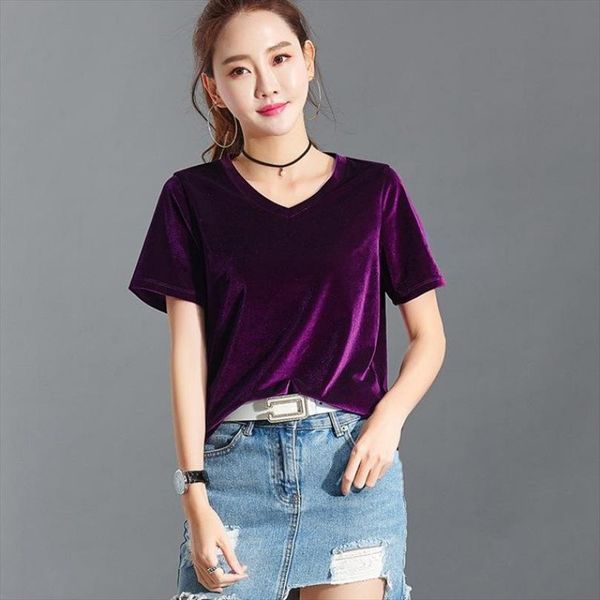 plus size v neck velvet blouse 6xl 7xl women korean shirts 2021 summer velour shirts women basic blusas black wine, White
plus size v neck velvet blouse 6xl 7xl women korean shirts 2021 summer velour shirts women basic blusas black wine, White