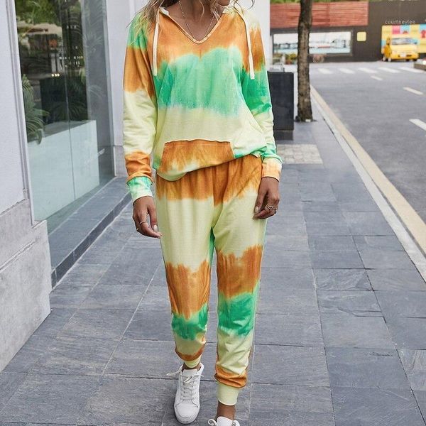tracksuit 2pcs women set tie-dye hoodies sweatshirt+elastic waist long pants hooded female casual outfit clothing suit 20201, Gray
tracksuit 2pcs women set tie-dye hoodies sweatshirt+elastic waist long pants hooded female casual outfit clothing suit 20201, Gray