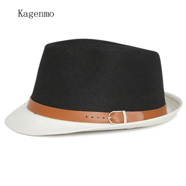 wide brim hats kagenmo summer cool sun shade hat party gentleman cap street dance 11color 1pcs, Blue;gray 
wide brim hats kagenmo summer cool sun shade hat party gentleman cap street dance 11color 1pcs, Blue;gray