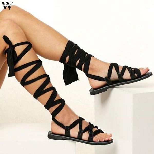 rivet cut-outs corss lace up high women flat sandals ladies knee high gladiator summer shoes girls sandals mar151, Black
rivet cut-outs corss lace up high women flat sandals ladies knee high gladiator summer shoes girls sandals mar151, Black