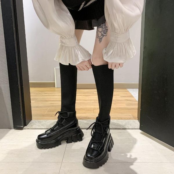boots woman 2020 new ladies casual stretch fabric socks boots fashion cross-tied women shoes platform women, Black
boots woman 2020 new ladies casual stretch fabric socks boots fashion cross-tied women shoes platform women, Black
