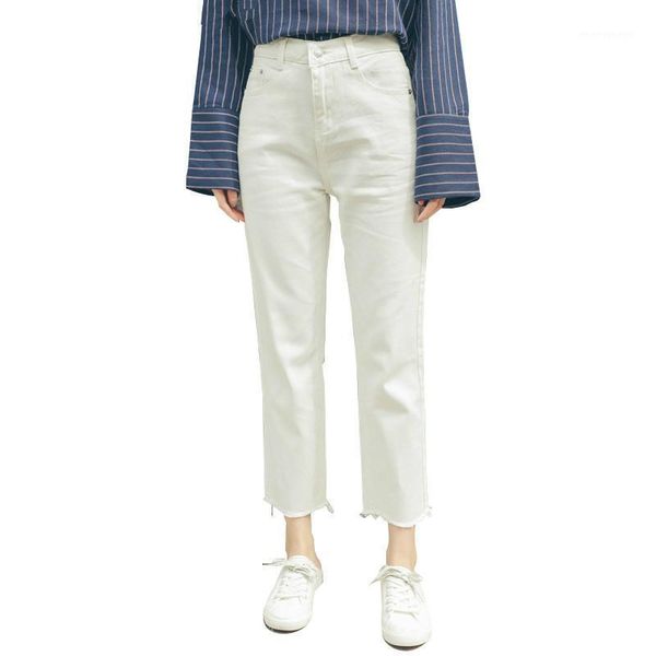 women's jeans white woman preppy casual style loose high waist ankle length wide leg pants boyfriend vestido1, Blue
women's jeans white woman preppy casual style loose high waist ankle length wide leg pants boyfriend vestido1, Blue