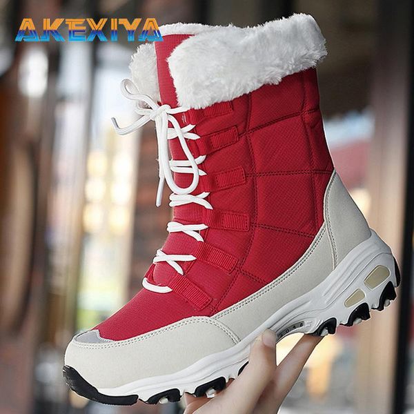 boots fashion women's plush warm snow outdoor waterproof platform designer mid-calf, Black
boots fashion women's plush warm snow outdoor waterproof platform designer mid-calf, Black