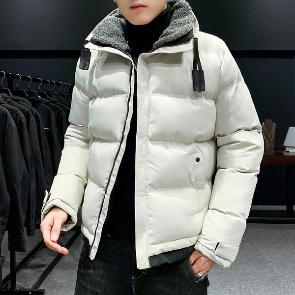 autumn and winter lamb collar men's korean fashion brand short down cotton padded jaet, Black
autumn and winter lamb collar men's korean fashion brand short down cotton padded jaet, Black