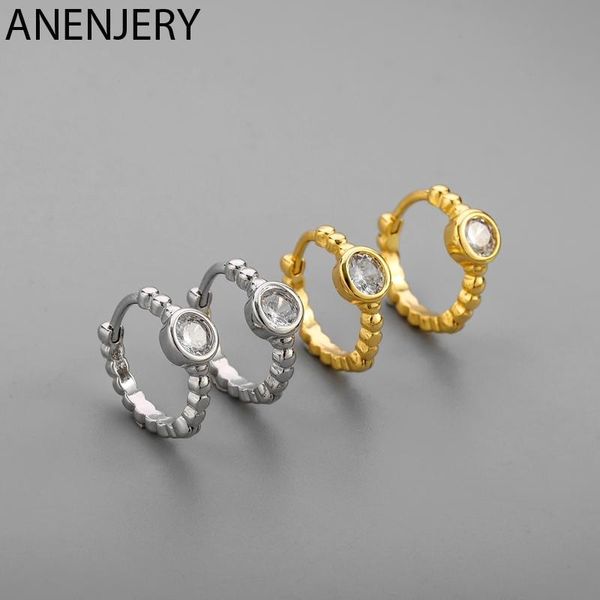ANENJERY 925 Sterling Silver Dainty CZ Small Hoop Earrings for Women Men Valentine Gift S-E1419, Golden;silver
ANENJERY 925 Sterling Silver Dainty CZ Small Hoop Earrings for Women Men Valentine Gift S-E1419, Golden;silver